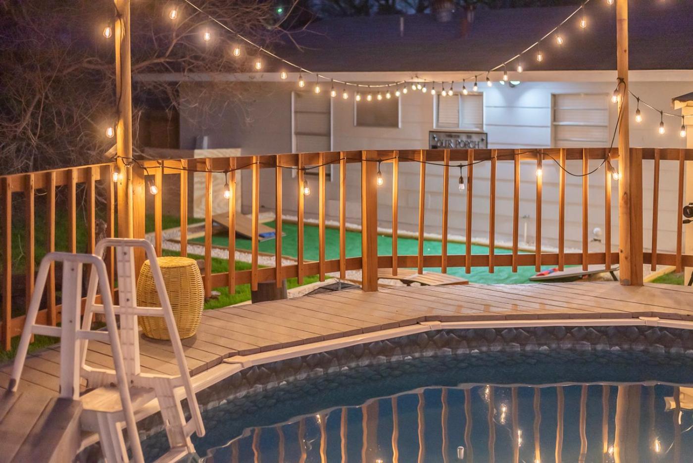 Game Room, Pool & Fire Pit At The Medical Center San Antonio Dış mekan fotoğraf